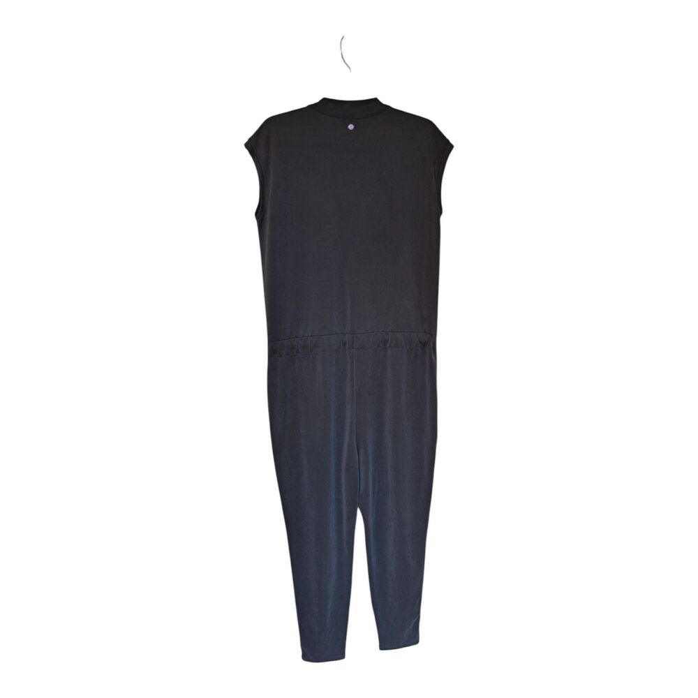 CALIA Women's Comfort Jumpsuit Size M Navy Sleeveless Minimalist Cozycore Romper - Picture 6 of 11